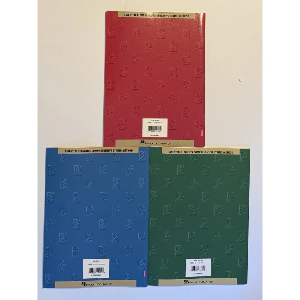 Essential Elements for Strings VIOLIN, All 3 VOLUMES,  Hal-Leonard (F-40)